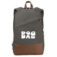 Dog Dad Retro Funny Pod Cotton Canvas Backpack