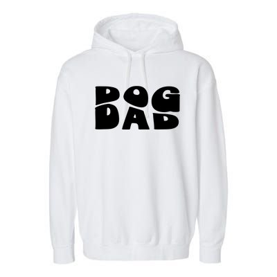 Dog Dad Retro Funny Pod Garment-Dyed Fleece Hoodie