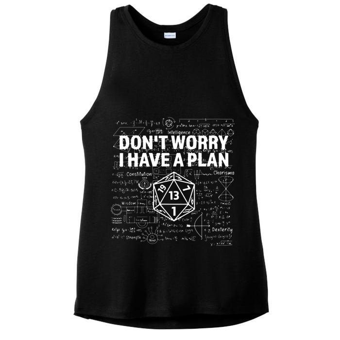 D.20 Dice Roll 1 Funny Dungeon Gamer Critical Fail Dragon Ladies PosiCharge Tri-Blend Wicking Tank