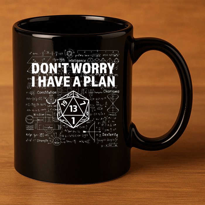 D.20 Dice Roll 1 Funny Dungeon Gamer Critical Fail Dragon 11oz C Handle Ceramic Mug