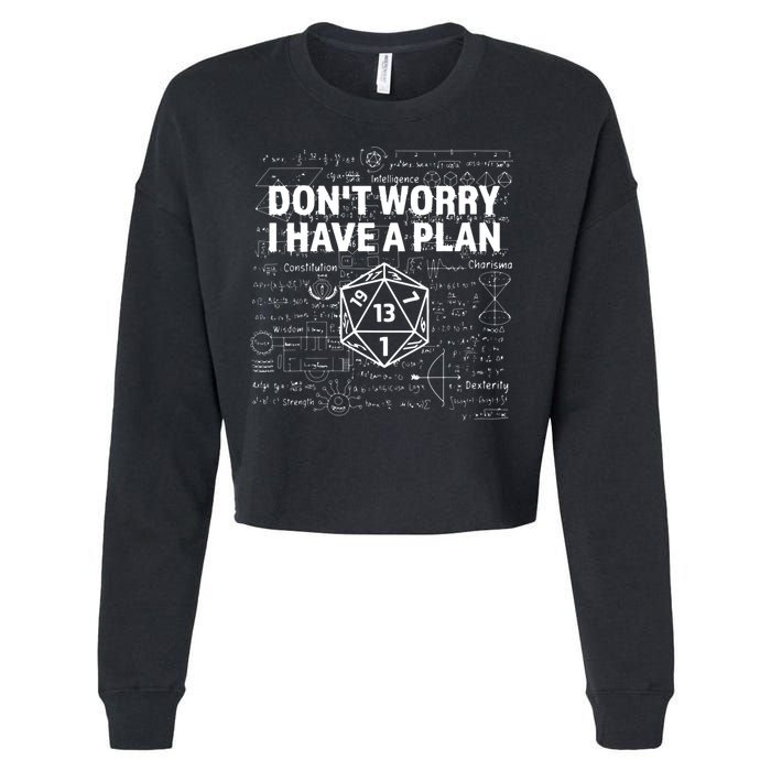 D.20 Dice Roll 1 Funny Dungeon Gamer Critical Fail Dragon Cropped Pullover Crew