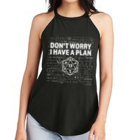 D.20 Dice Roll 1 Funny Dungeon Gamer Critical Fail Dragon Women's Perfect Tri Rocker Tank