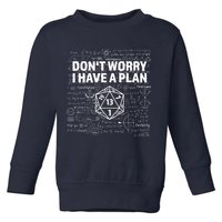 D.20 Dice Roll 1 Funny Dungeon Gamer Critical Fail Dragon Toddler Sweatshirt