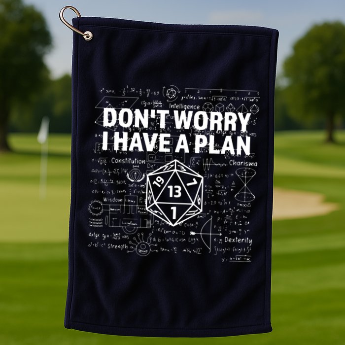 D.20 Dice Roll 1 Funny Dungeon Gamer Critical Fail Dragon Golf Towel