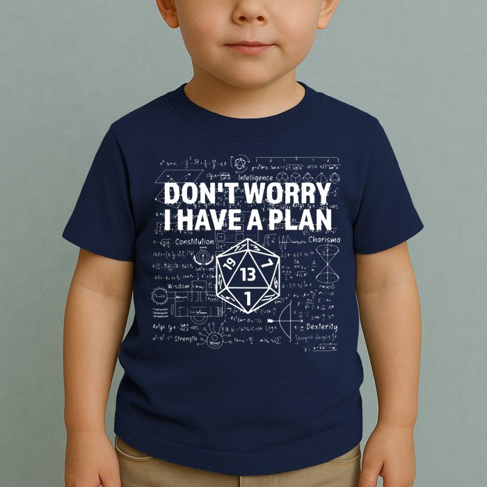 D.20 Dice Roll 1 Funny Dungeon Gamer Critical Fail Dragon Toddler T-Shirt
