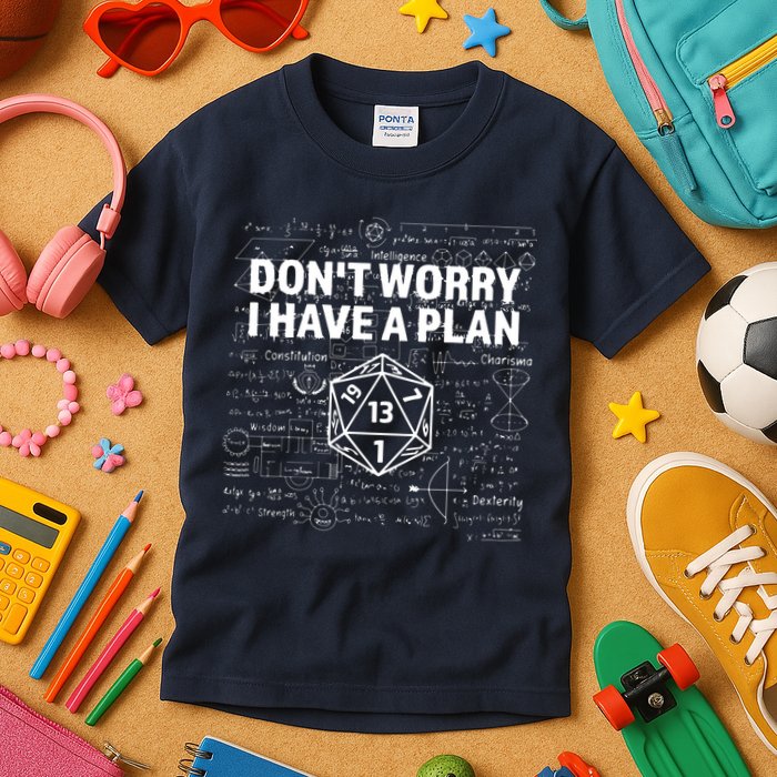 D.20 Dice Roll 1 Funny Dungeon Gamer Critical Fail Dragon Kids T-Shirt