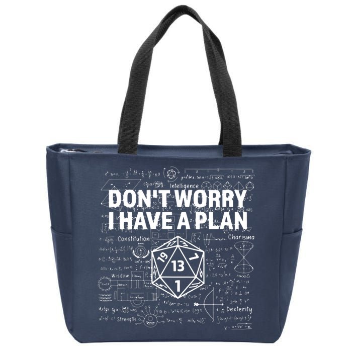 D.20 Dice Roll 1 Funny Dungeon Gamer Critical Fail Dragon Zip Tote Bag