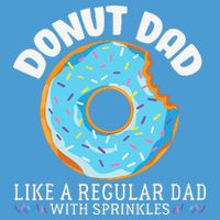 Donut Dad Regular Dad With Sprinkles Father's Day Tie Dye Hoodie