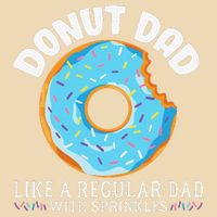 Donut Dad Regular Dad With Sprinkles Father's Day Bag