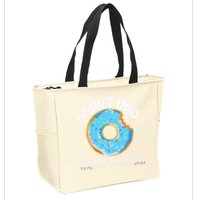 Donut Dad Regular Dad With Sprinkles Father's Day Zip Tote Bag
