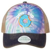 Donut Dad Regular Dad With Sprinkles Father's Day Legacy Tie Dye Trucker Hat