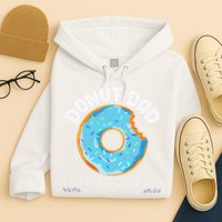 Donut Dad Regular Dad With Sprinkles Father's Day Hoodie