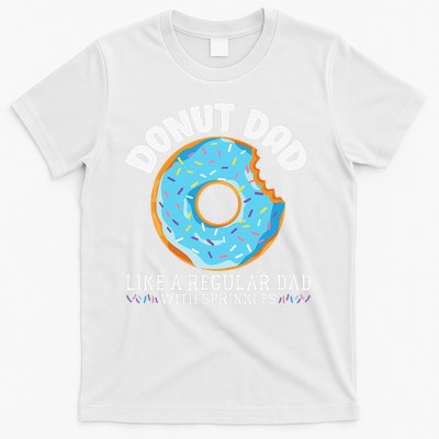 Donut Dad Regular Dad With Sprinkles Father's Day T-Shirt