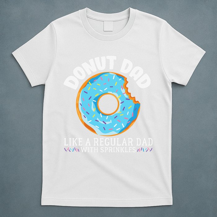 Donut Dad Regular Dad With Sprinkles Father's Day T-Shirt