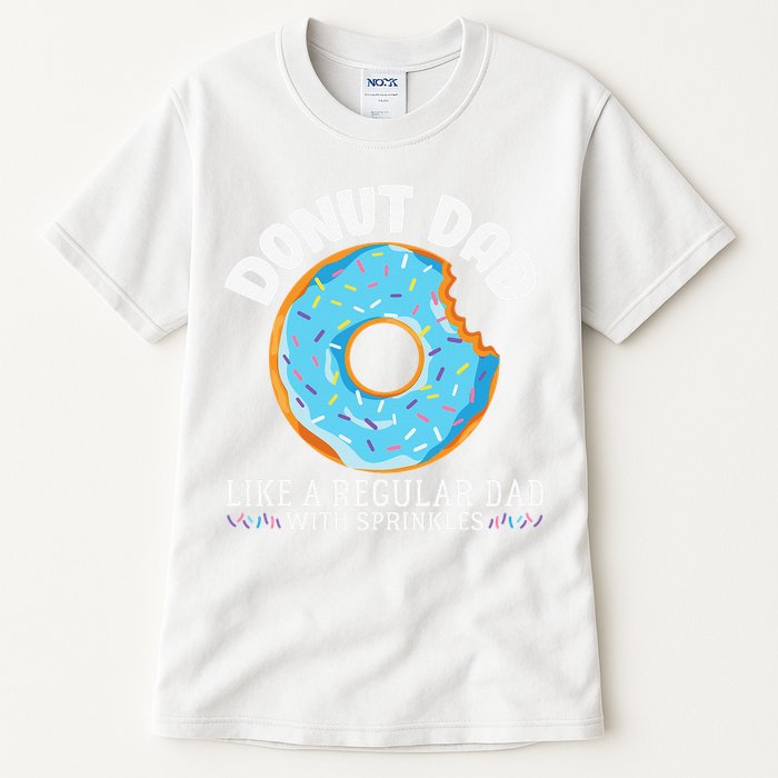 Donut Dad Regular Dad With Sprinkles Father's Day Tall T-Shirt