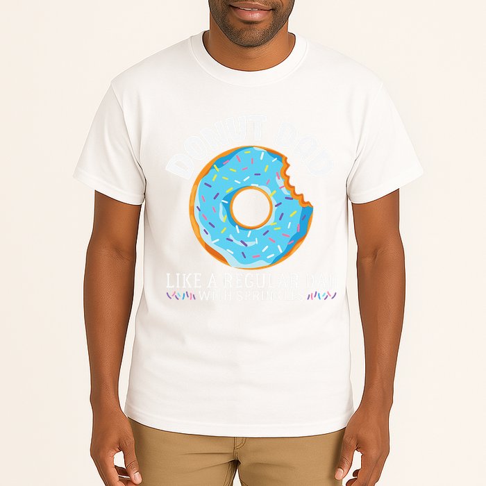 Donut Dad Regular Dad With Sprinkles Father's Day Tall T-Shirt