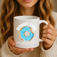Donut Dad Regular Dad With Sprinkles Father's Day Mug