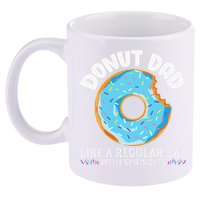 Donut Dad Regular Dad With Sprinkles Father's Day 11oz C Handle Ceramic Mug