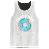 Donut Dad Regular Dad With Sprinkles Father's Day Mesh Reversible Basketball Jersey Tank