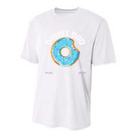 Donut Dad Regular Dad With Sprinkles Father's Day Youth Performance Sprint T-Shirt