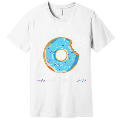 Donut Dad Regular Dad With Sprinkles Father's Day Premium T-Shirt