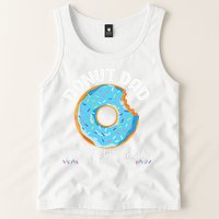 Donut Dad Regular Dad With Sprinkles Father's Day Tank Top