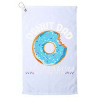 Donut Dad Regular Dad With Sprinkles Father's Day Golf Towel