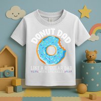 Donut Dad Regular Dad With Sprinkles Father's Day Toddler T-Shirt