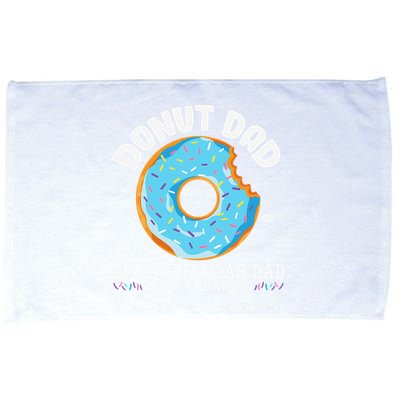 Donut Dad Regular Dad With Sprinkles Father's Day Microfiber Hand Towel