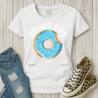 Donut Dad Regular Dad With Sprinkles Father's Day Womens T-Shirt