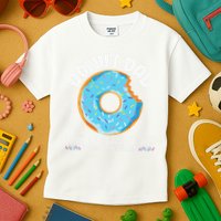 Donut Dad Regular Dad With Sprinkles Father's Day Kids T-Shirt