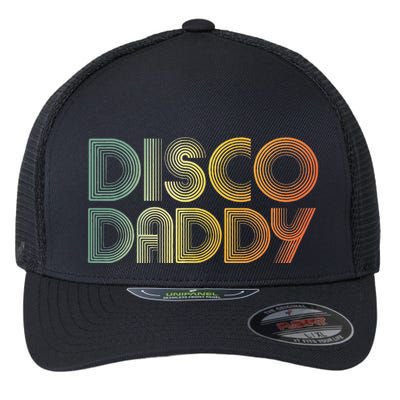 Disco Daddy Retro 60s 70s Party Costume Dad Fathers Day Flexfit Unipanel Trucker Cap
