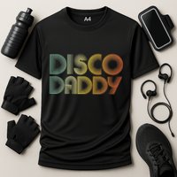 Disco Daddy Retro 60s 70s Party Costume Dad Fathers Day Performance Shirt