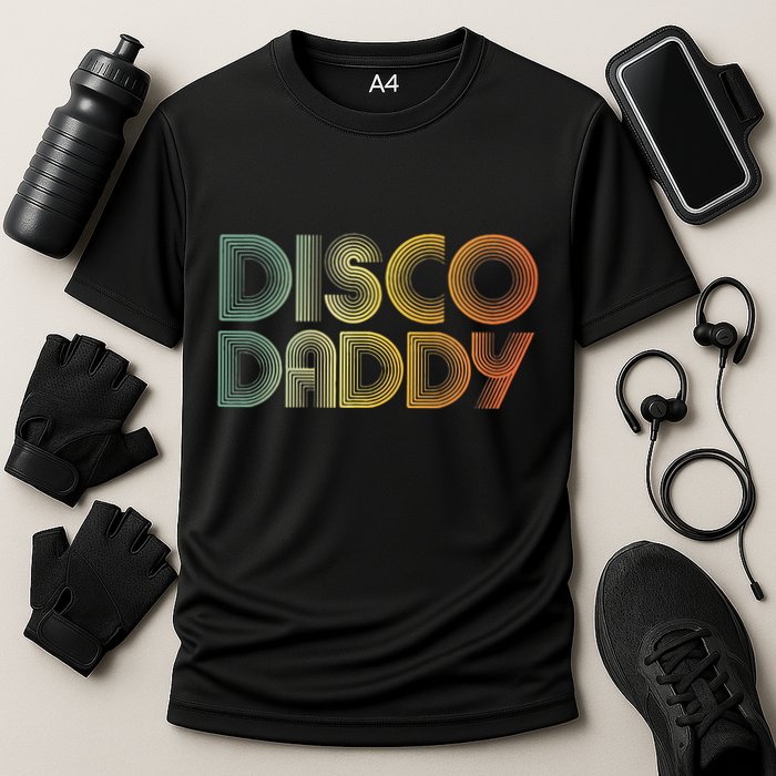Disco Daddy Retro 60s 70s Party Costume Dad Fathers Day Performance Shirt