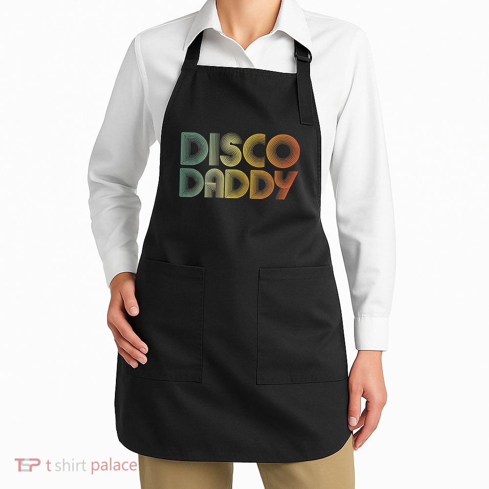 Disco Daddy Retro 60s 70s Party Costume Dad Fathers Day Apron