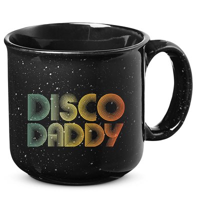 Disco Daddy Retro 60s 70s Party Costume Dad Fathers Day 15oz Campfire Ceramic Mug