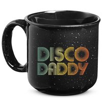Disco Daddy Retro 60s 70s Party Costume Dad Fathers Day 15oz Campfire Ceramic Mug