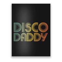Disco Daddy Retro 60s 70s Party Costume Dad Fathers Day Poster