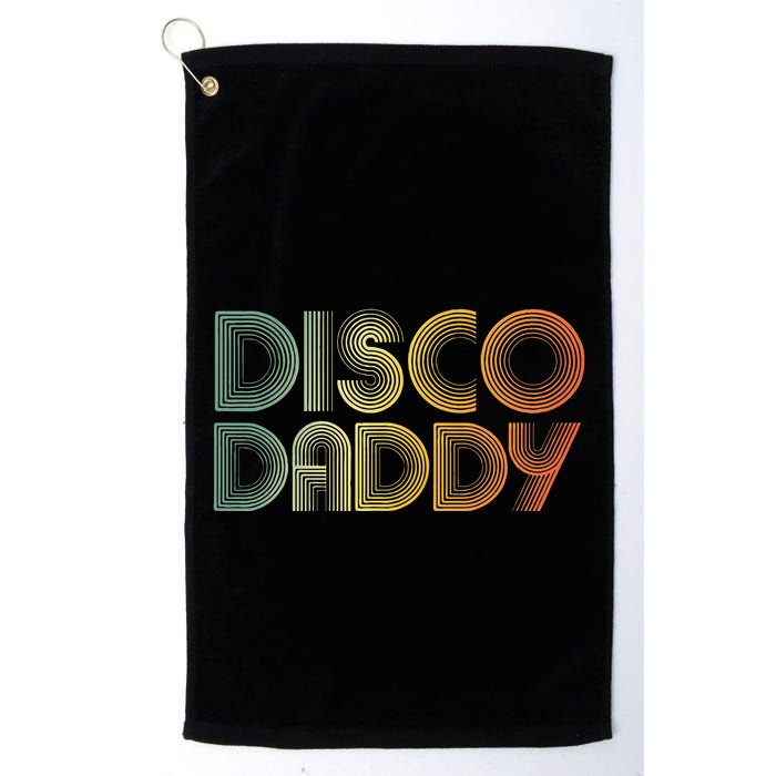 Disco Daddy Retro 60s 70s Party Costume Dad Fathers Day Golf Towel