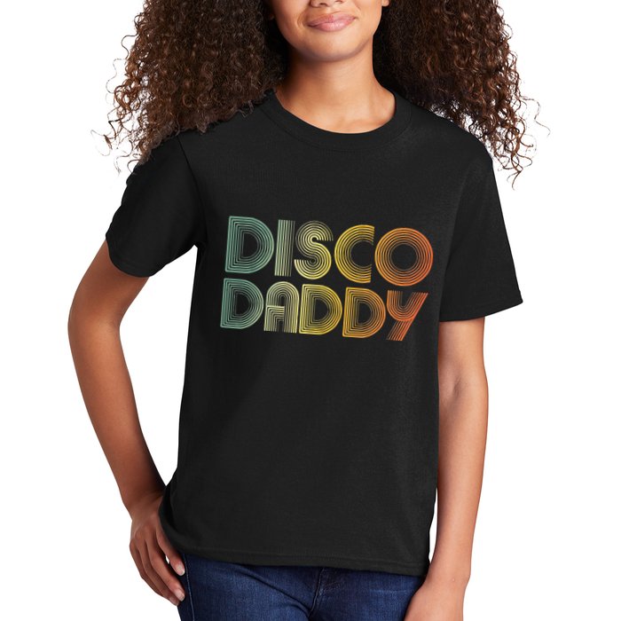 Disco Daddy Retro 60s 70s Party Costume Dad Fathers Day Kids T-Shirt