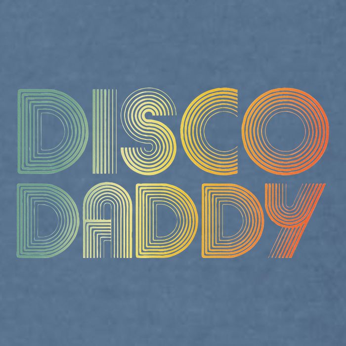 Disco Daddy Retro 60s 70s Party Costume Dad Fathers Day Garment-Dyed Sweatshirt