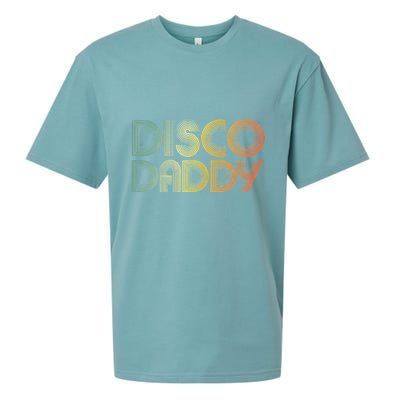 Disco Daddy Retro 60s 70s Party Costume Dad Fathers Day Sueded Cloud Jersey T-Shirt