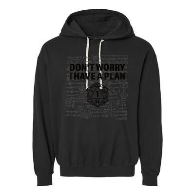 D20 Dice Roll 1 Funny Dungeon Gamer Critical Fail Dragon Garment-Dyed Fleece Hoodie