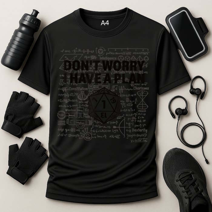 D20 Dice Roll 1 Funny Dungeon Gamer Critical Fail Dragon Cooling Performance Crew T-Shirt