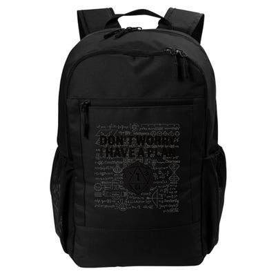 D20 Dice Roll 1 Funny Dungeon Gamer Critical Fail Dragon Daily Commute Backpack