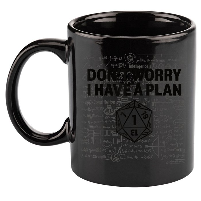 D20 Dice Roll 1 Funny Dungeon Gamer Critical Fail Dragon 11oz C Handle Ceramic Mug