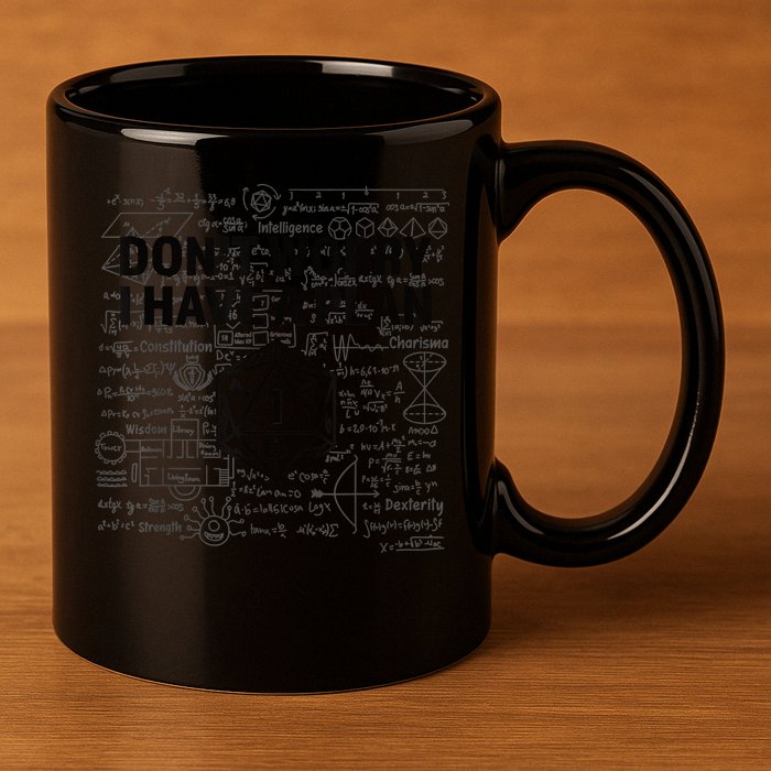 D20 Dice Roll 1 Funny Dungeon Gamer Critical Fail Dragon 11oz C Handle Ceramic Mug