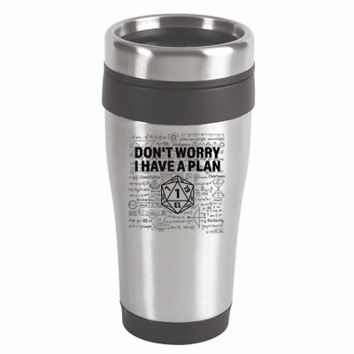 D20 Dice Roll 1 Funny Dungeon Gamer Critical Fail Dragon 16oz Travel Tumbler