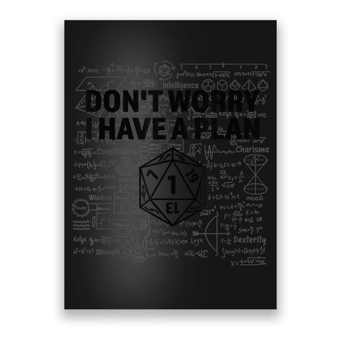 D20 Dice Roll 1 Funny Dungeon Gamer Critical Fail Dragon Poster