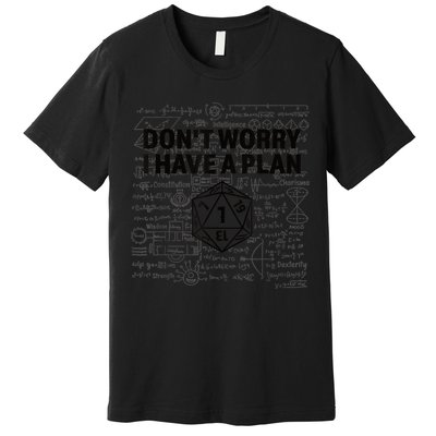 D20 Dice Roll 1 Funny Dungeon Gamer Critical Fail Dragon Premium T-Shirt